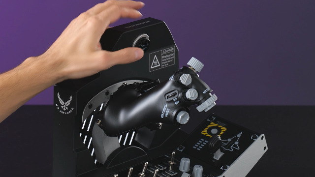 Thrustmaster Viper TQS Mission Pack, PC için, Metal Gaz Kolu